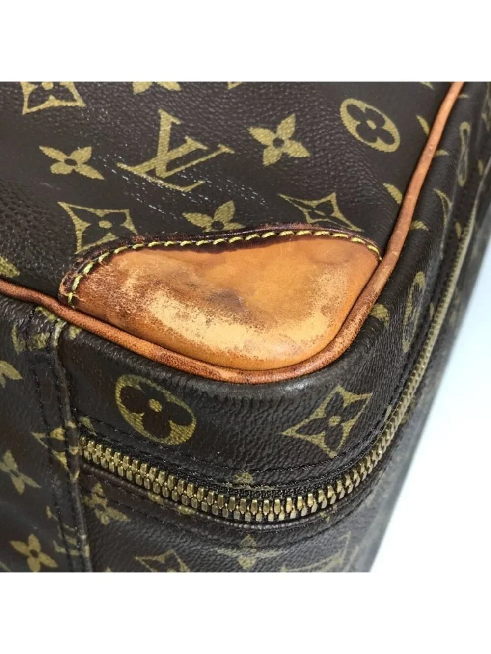 Louis Vuitton Boston Bag Sirius 60 Monogram Canvas Brown